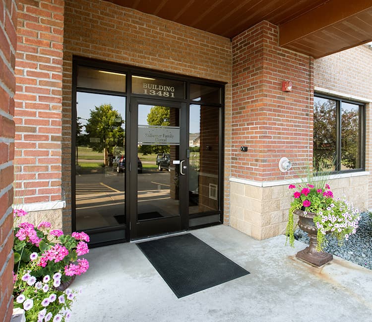 The entrance of Stillwater Family Dental office